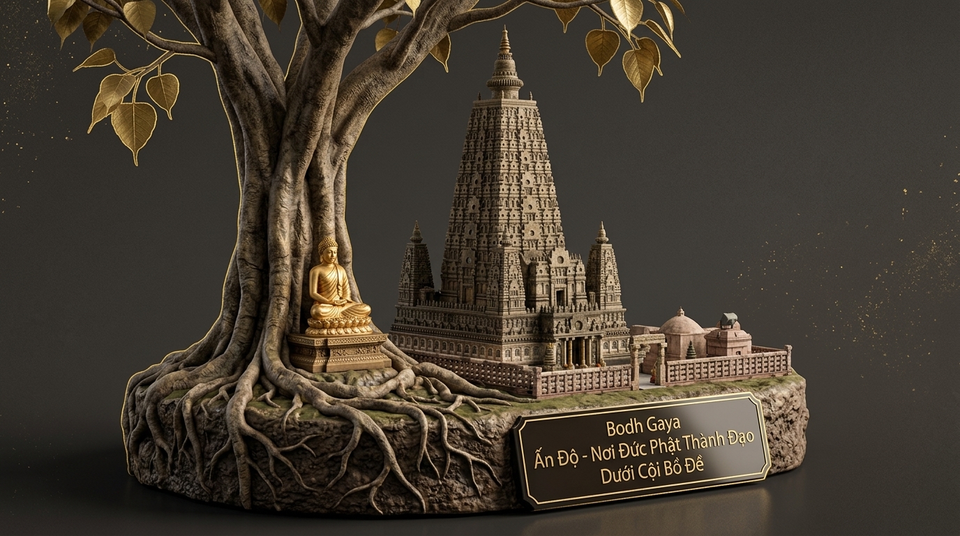 Bodh Gaya Ấn Độ - Nơi Đức Phật Thành Đạo Dưới Cội Bồ Đề