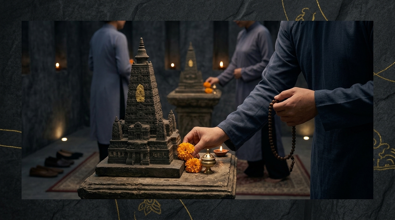 Section illustration: Tứ Động Tâm Ấn Độ - Bốn Thánh Tích Phật Giáo Linh Thiêng Nhất