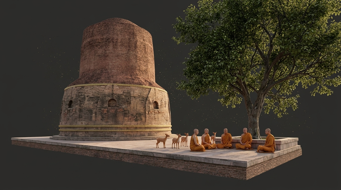 Section illustration: Tứ Động Tâm Ấn Độ - Hành Trình Về Đất Phật Thiêng Liêng — tứ động tâm ấn độ